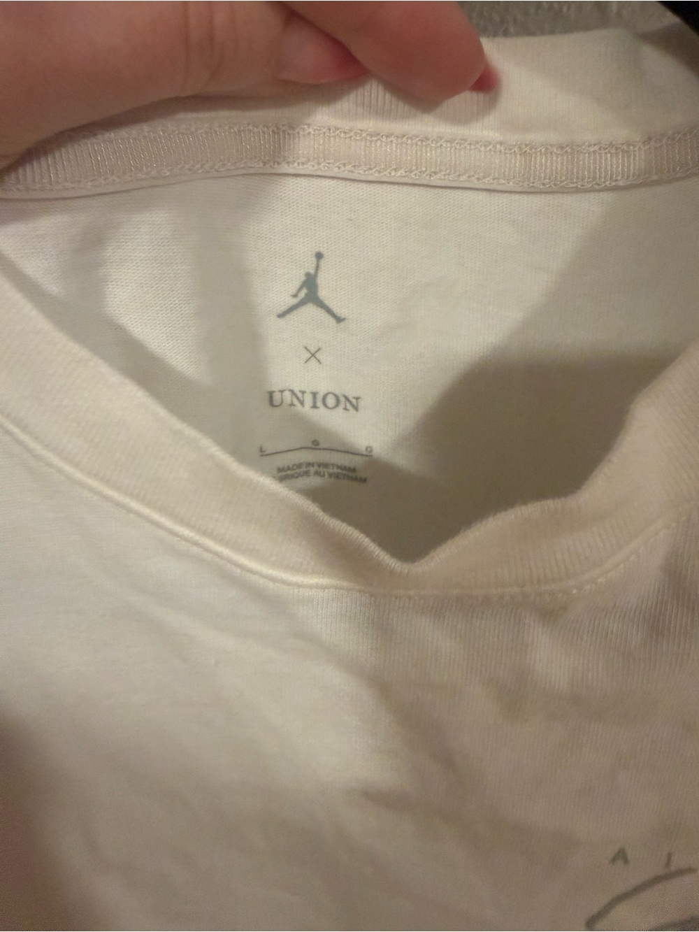 AIR JORDAN X UNION LONG SLEEVE LARGE - Picture 5 of 6